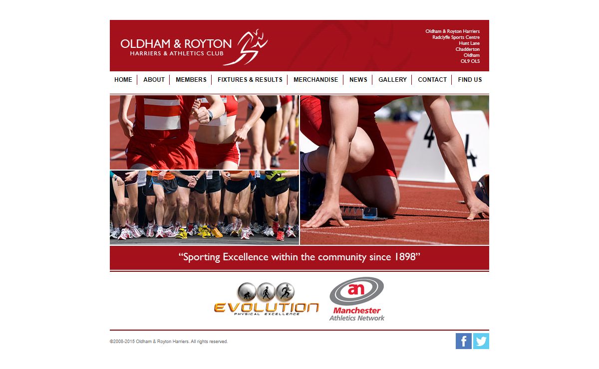 Oldham & Royton Harriers - Home