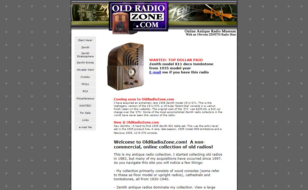 Old Radios Old Radio Zone