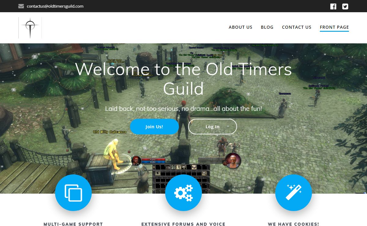 Old Timers Guild – Laid back, not too serious, no drama…all about the fun!