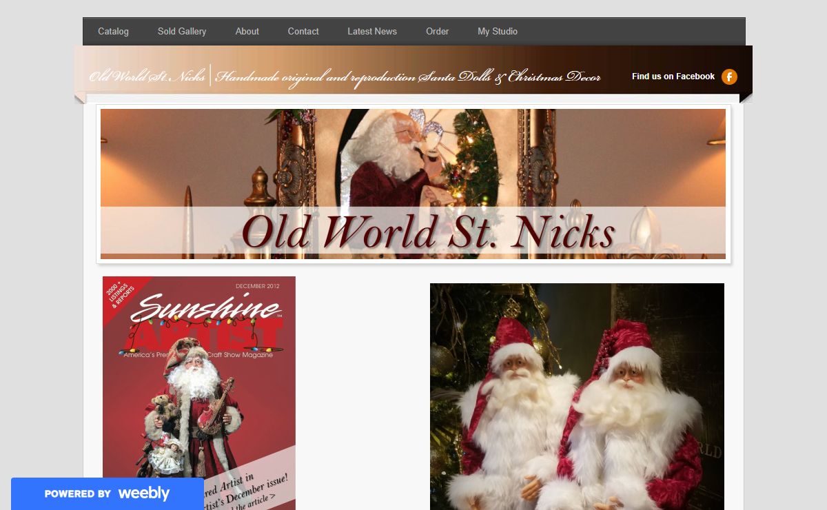Old World St. Nicks | Handmade original and reproduction Santa Dolls & Christmas Decor - Home