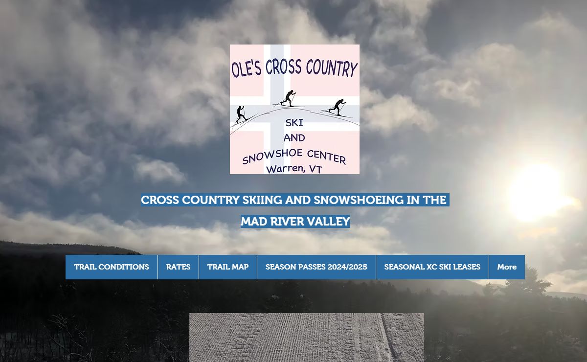 Skiing | Ole's Cross Country Ski And Snowshoe Center | Warren