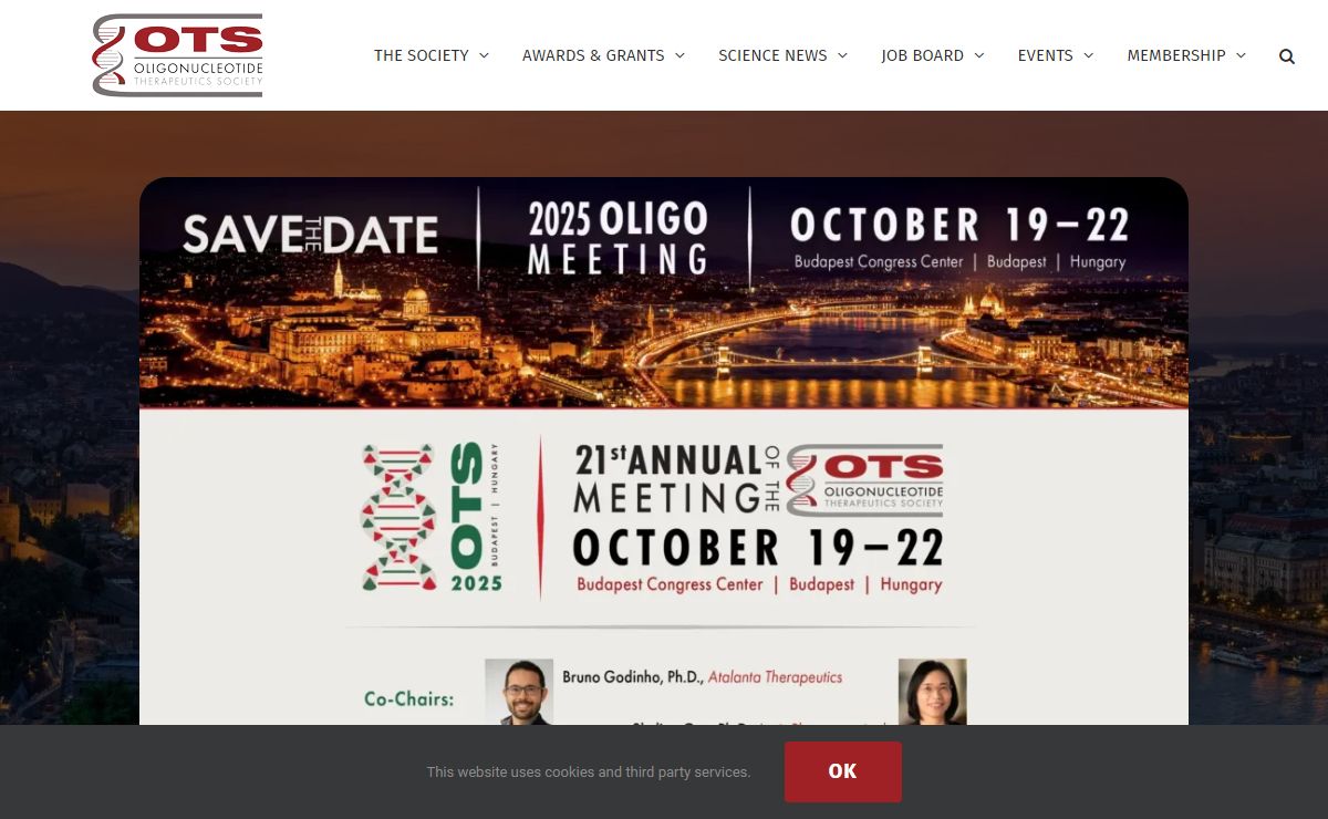 Oligonucleotide Therapeutics Society - Home