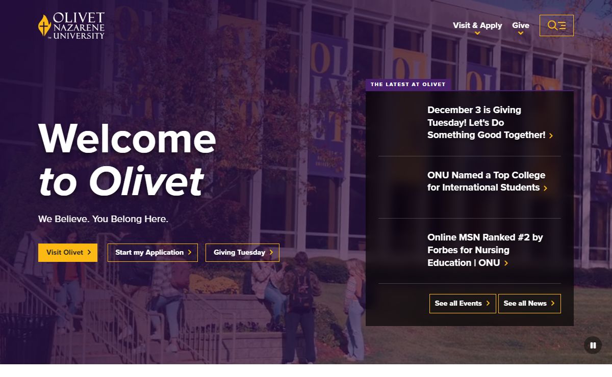 Leading Christian College Near Chicago | ONU