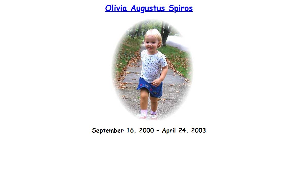 Olivia Augustus Spiros