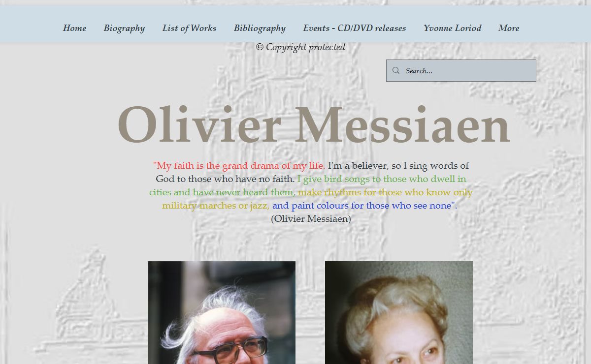 French composer Messiaen | Olivier Messiaen 20th Century music