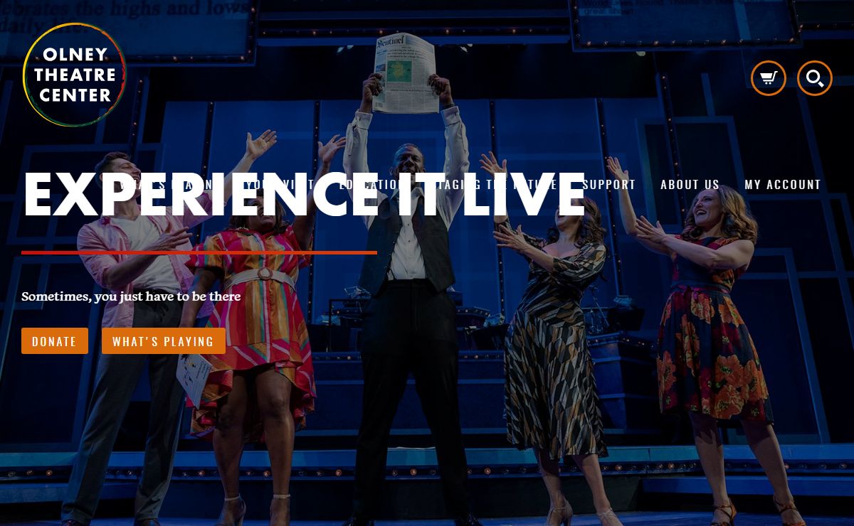 Experience It Live | Olney Theatre Center