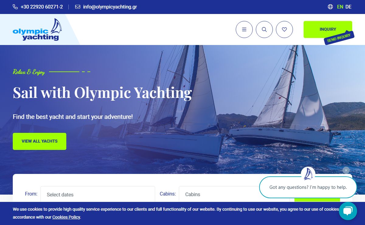 Olympic Yachting - Yacht Charter Greece