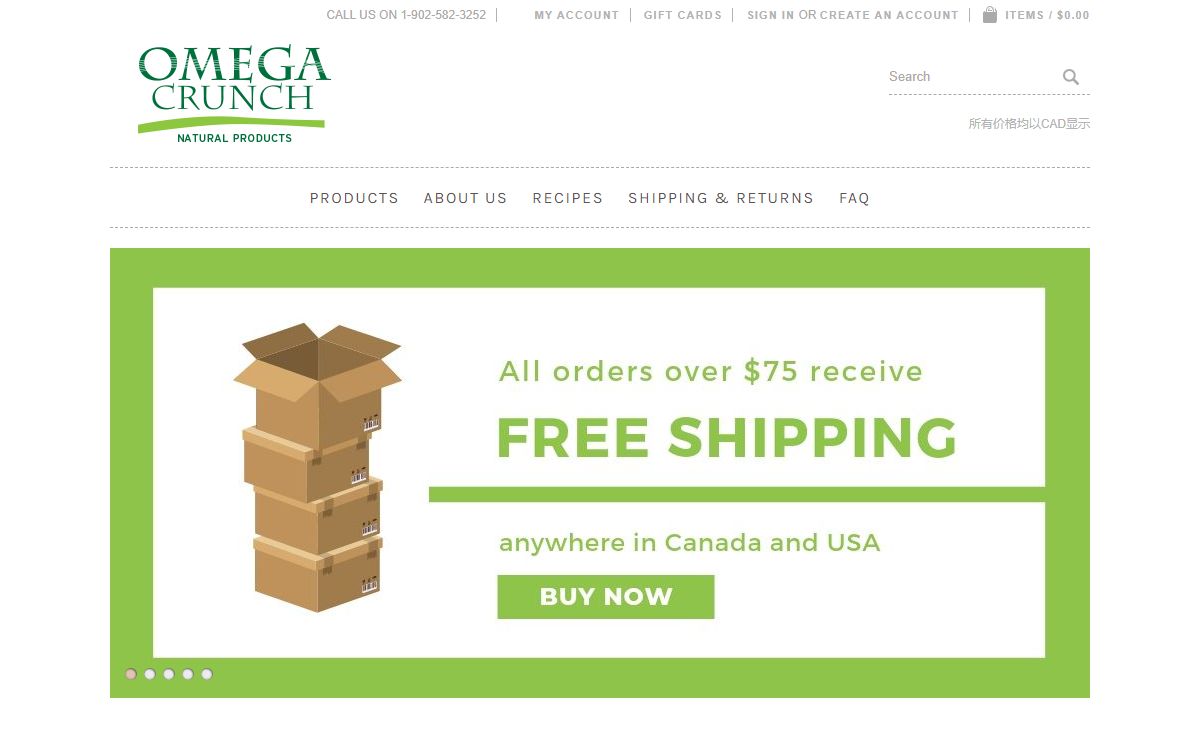 Omega Crunch Flax