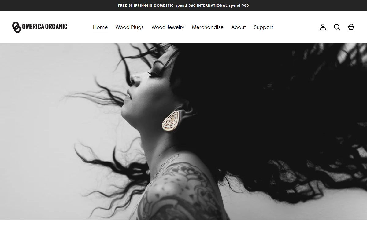 Custom Wood Ear Gauges, Plugs, Earrings, Jewelry | Omerica Organic