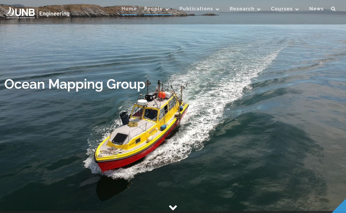 Ocean Mapping Group – Department of Geodesy and Geomatics Engineering