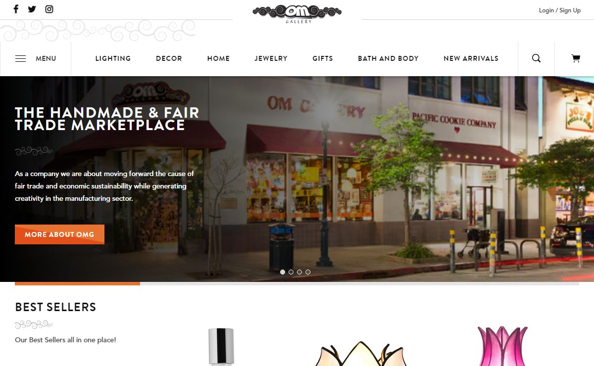 Fair Trade Gifts: Lighting, Furniture, Lamps & More | Om Gallery