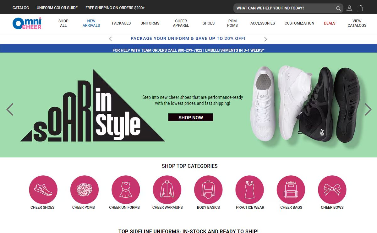 Quality Cheer Uniforms, Cheer Apparel, and Cheer Clothes at Low Prices - Omni Cheer