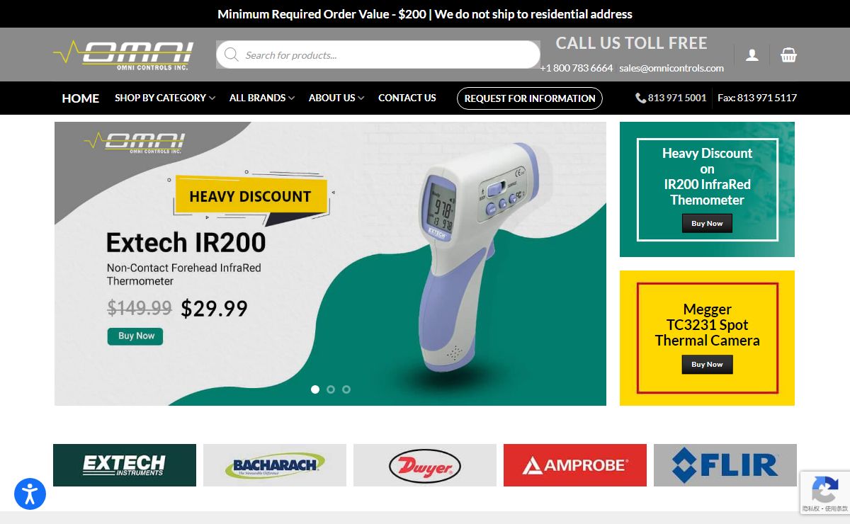 Test, Measurement & Electrical Test Equipment- Omni Controls