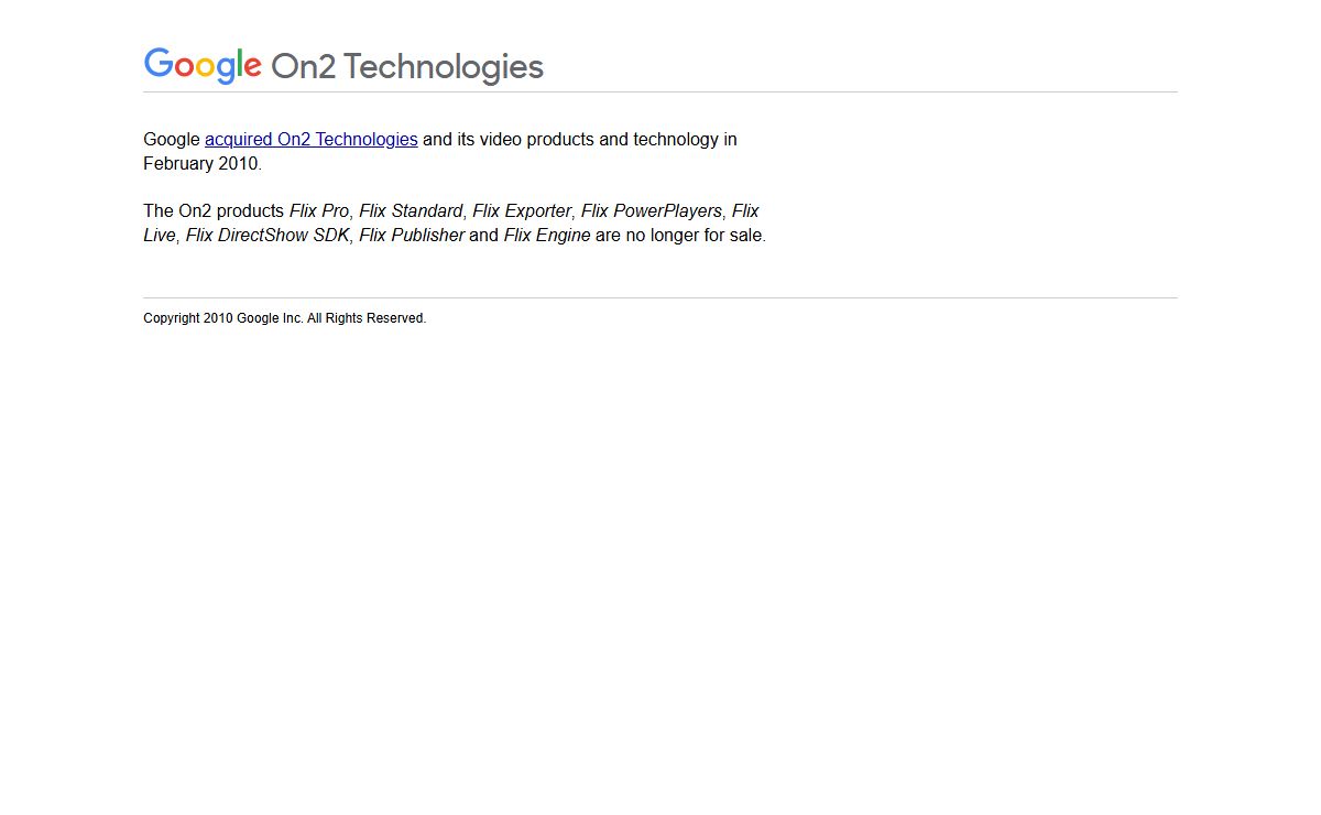 Home | On2 Technologies