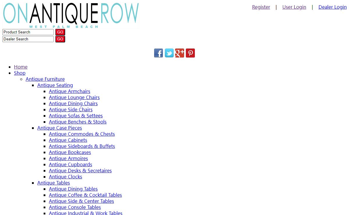 Antique Furniture - Vintage Furniture - Antiques and Collectibles : Antique Row - West Palm Beach, FL