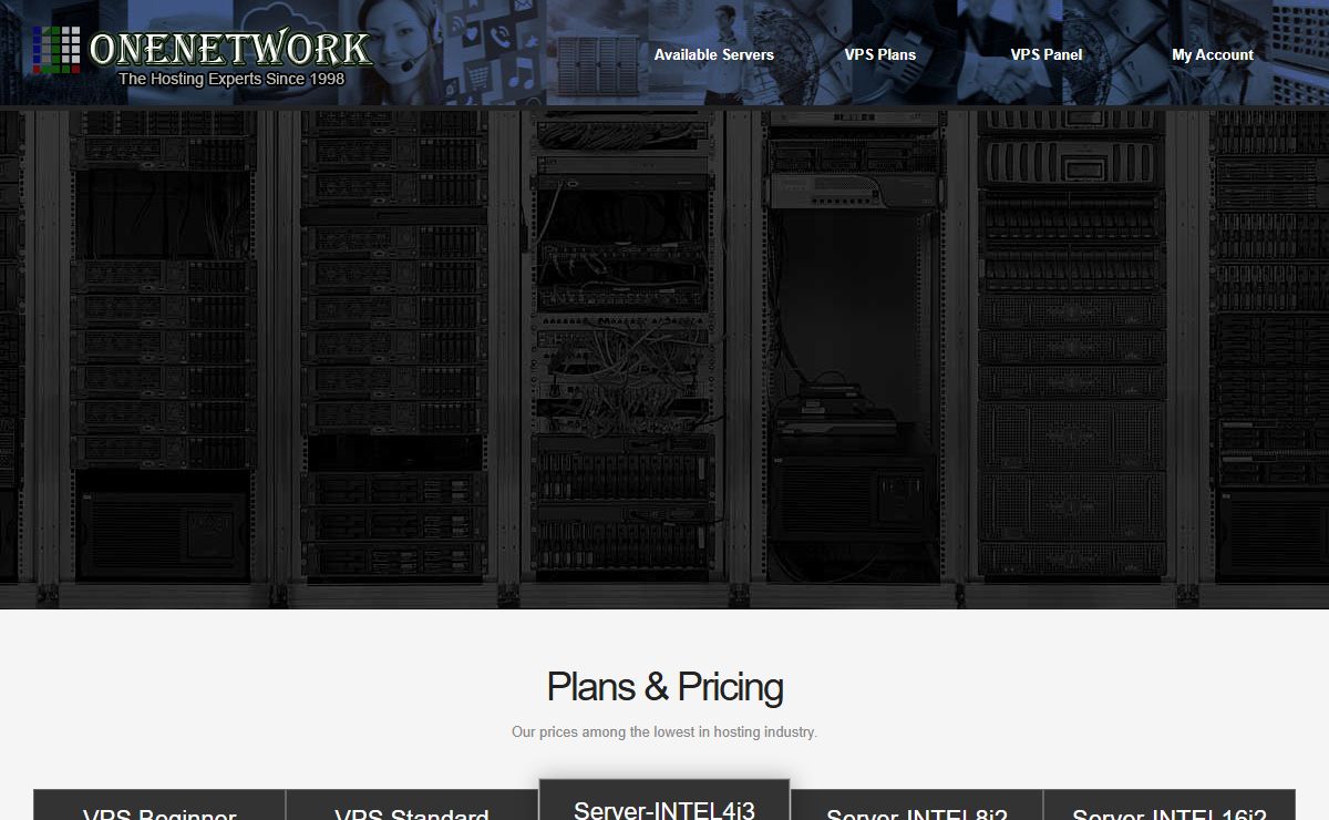 OneNetwork.Net - Cheap Web Hosting, VPS and Dedicated Servers with High Quality Services