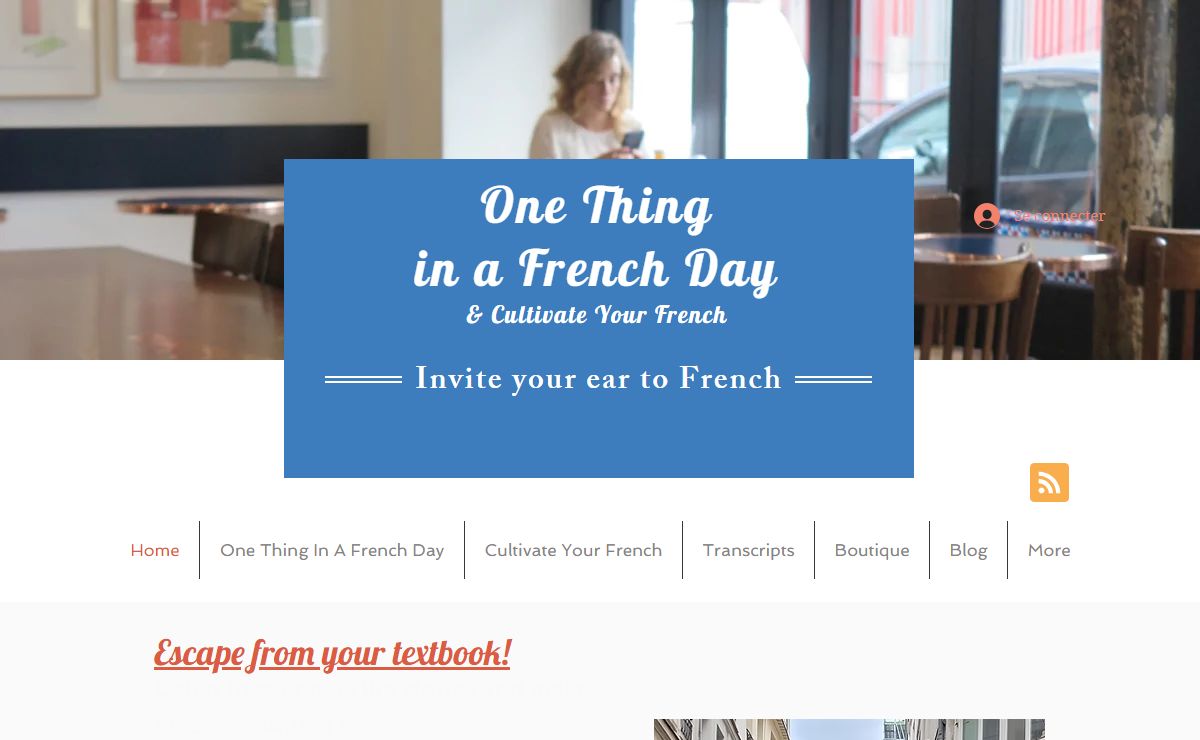 One Thing In A French Day | how to improve my listenning skills in French | France