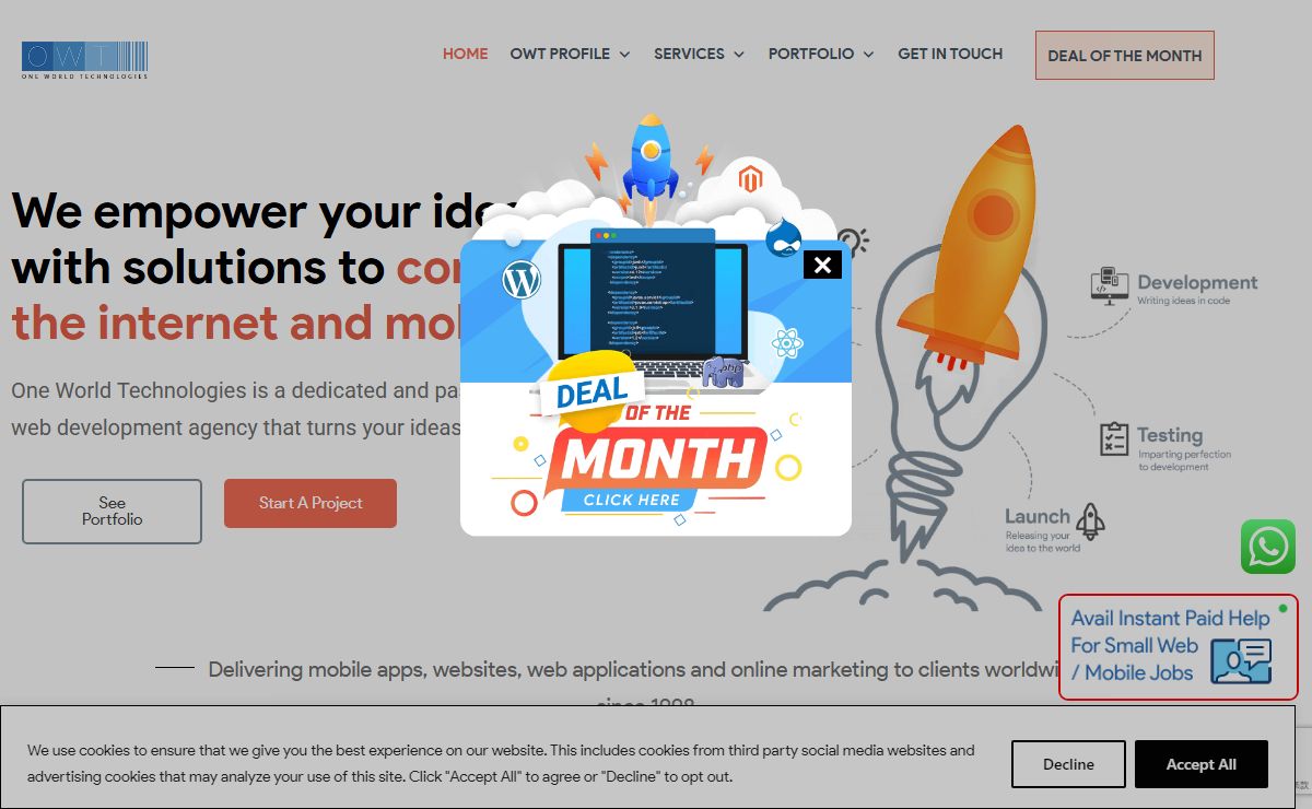 Website Design and Development Company in India | OWT