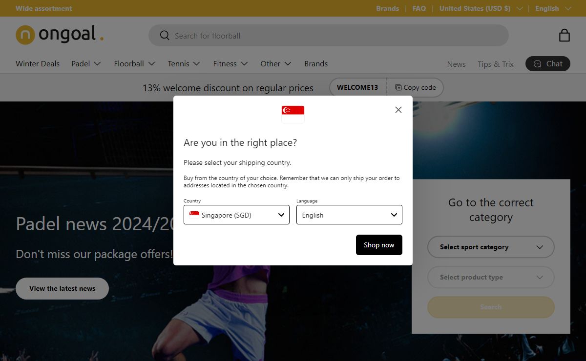 Your paddle and floorball shop online – Ongoal