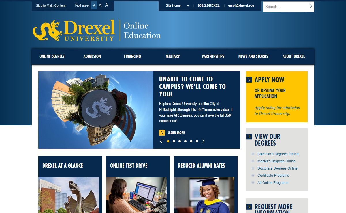 Accredited Online Bachelors Degrees & Graduate Programs | Drexel Online