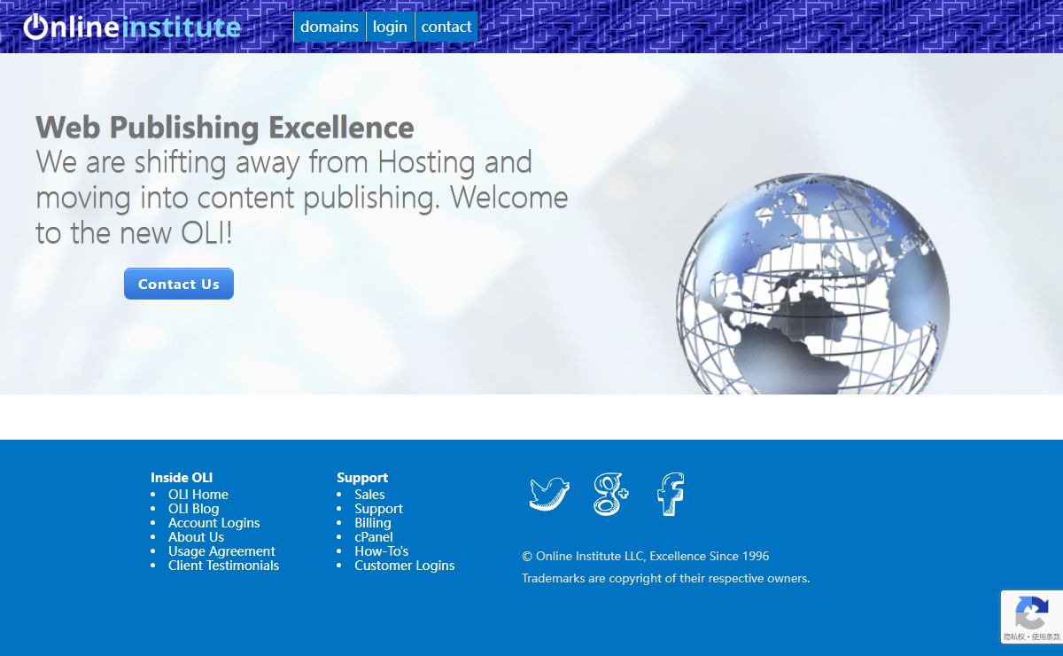 OLI: Experts in Hosting | Online Institute