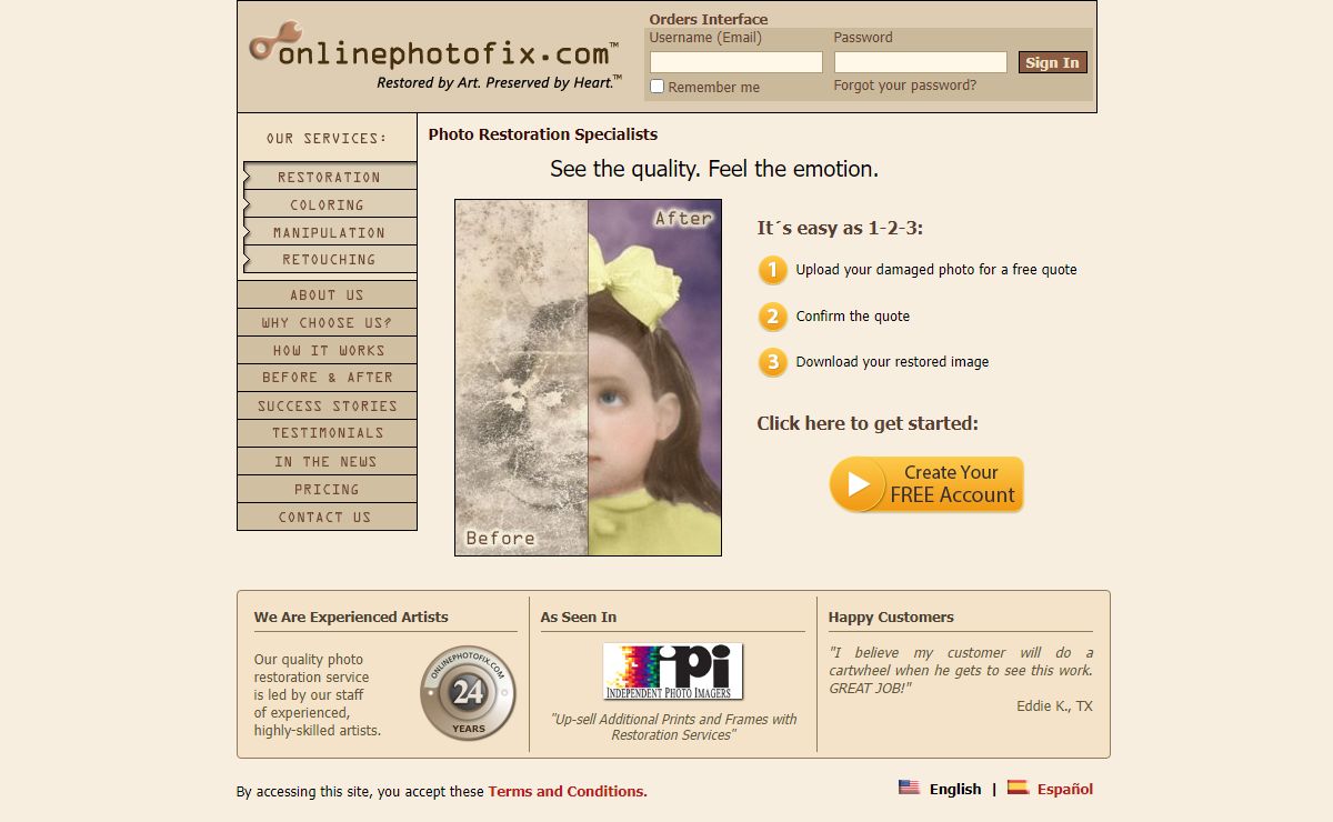 Professional Photo Restoration Services