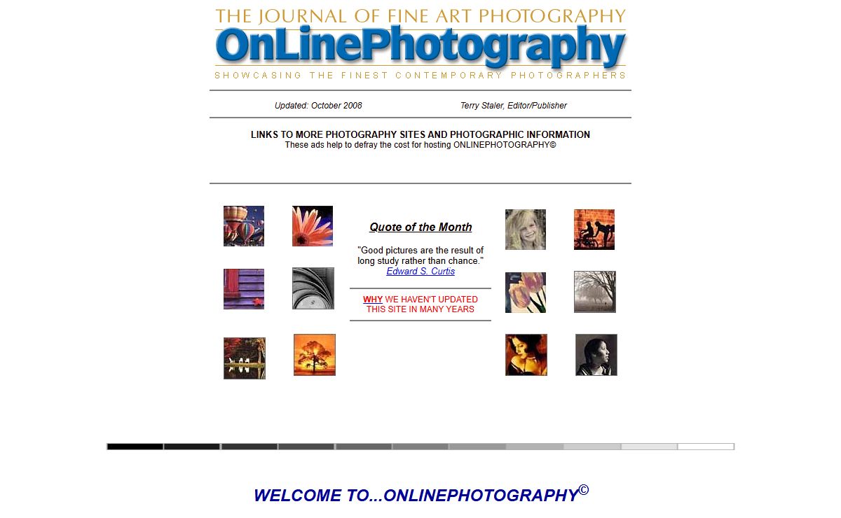 ONLINE PHOTOGRAPHY Fine Art Photography, Photography, The Zone System, Black and White, B&W photography, color, printing, Color Printing, Terry Staler, Palladium, Platinum, Alternative Processes, Earth Scenics