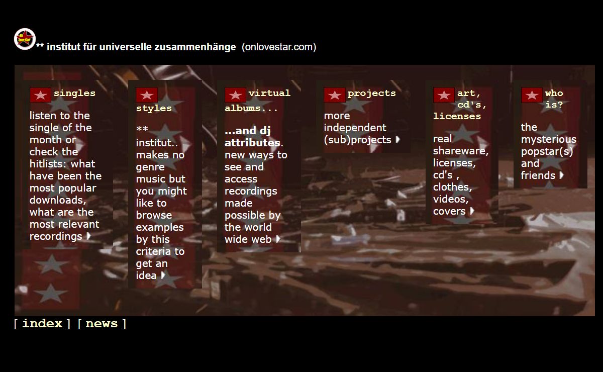 ** institut für universelle zusammenhänge (onlovestar.com) music download