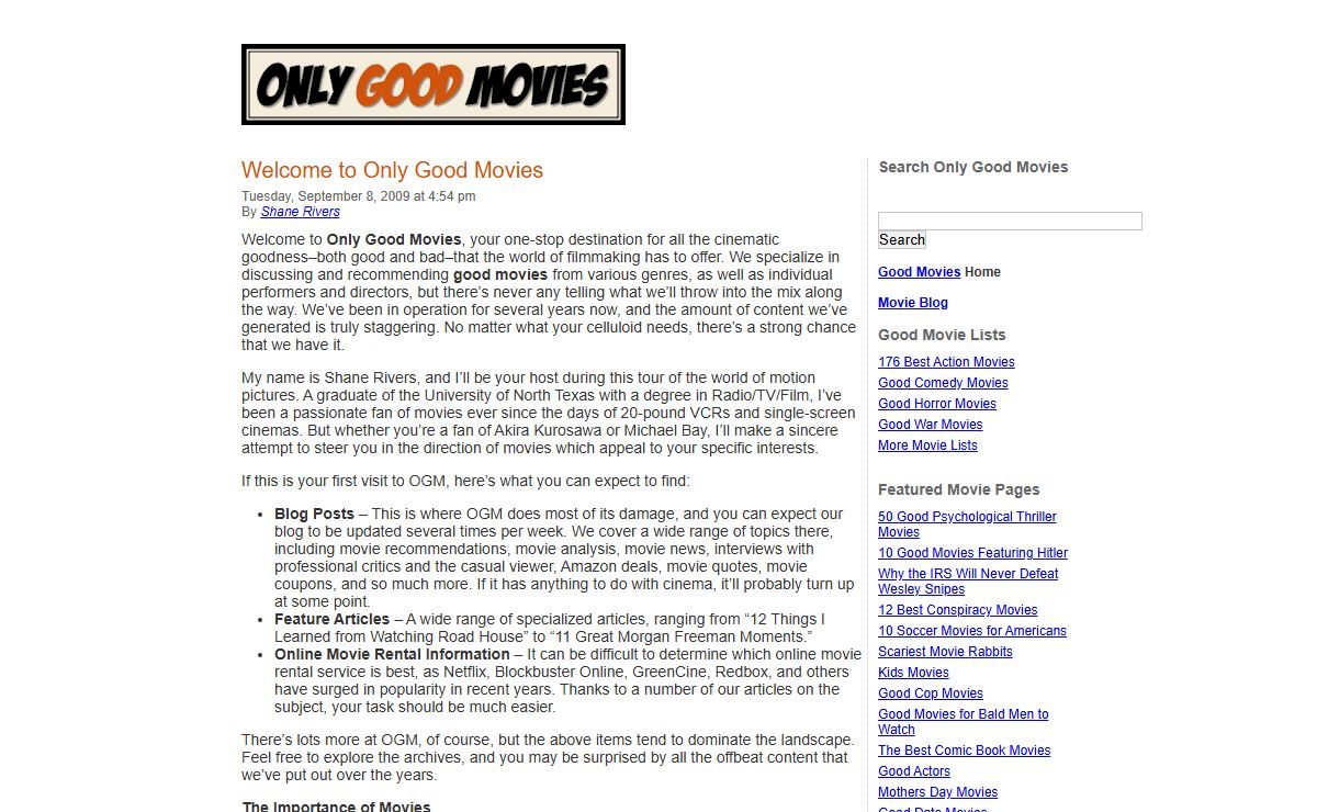Good Movies | Good Movie Reviews | The Best Movies