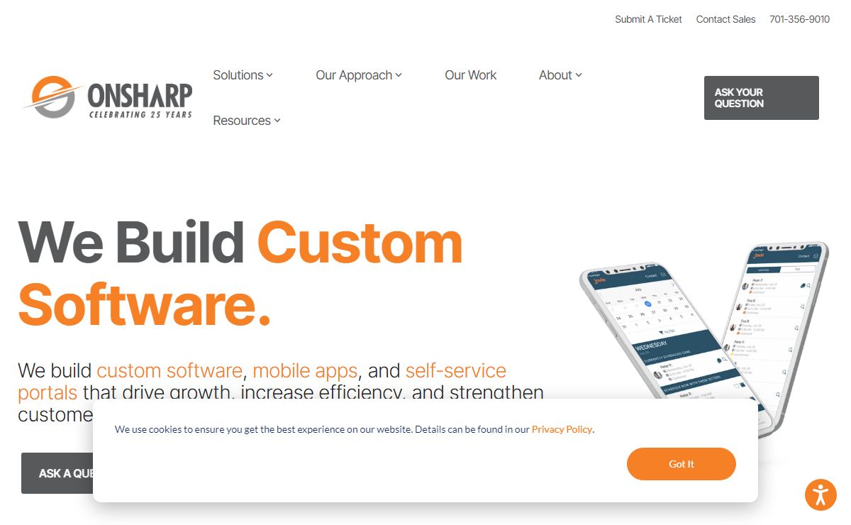 Custom Software, App Development, and Web Design | Onsharp