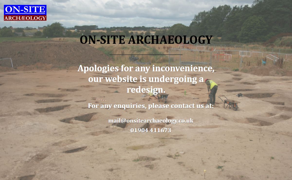 On Site Archaeology