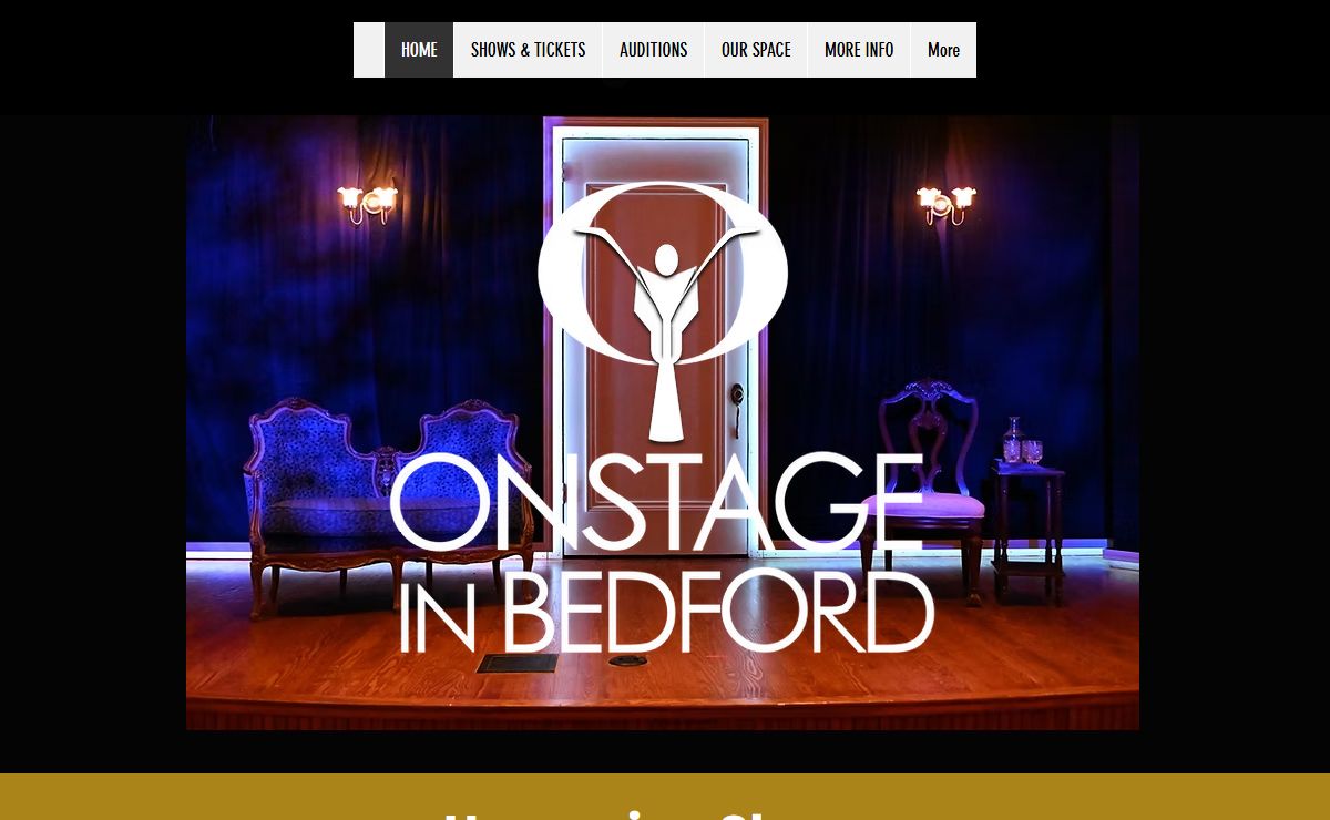 Live Theater | ONSTAGE in Bedford | United States