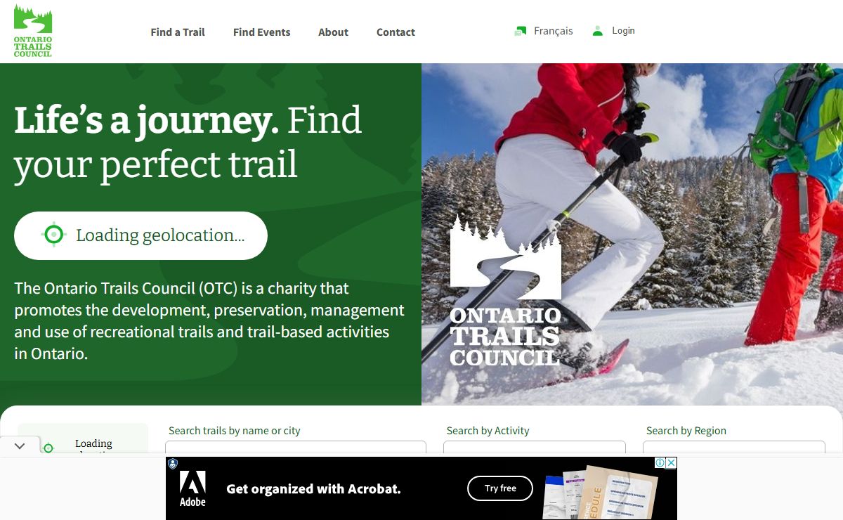 Welcome to Ontario Trails Council