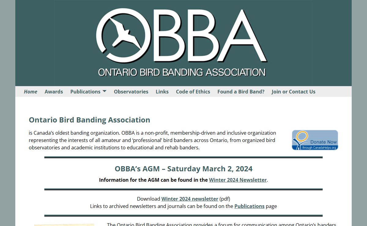 Ontario Bird Banding Association
