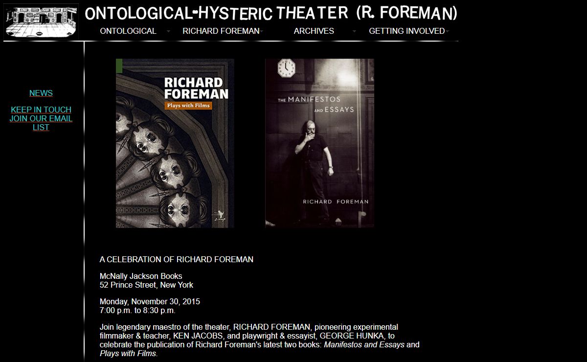 Ontological-Hysteric Theater