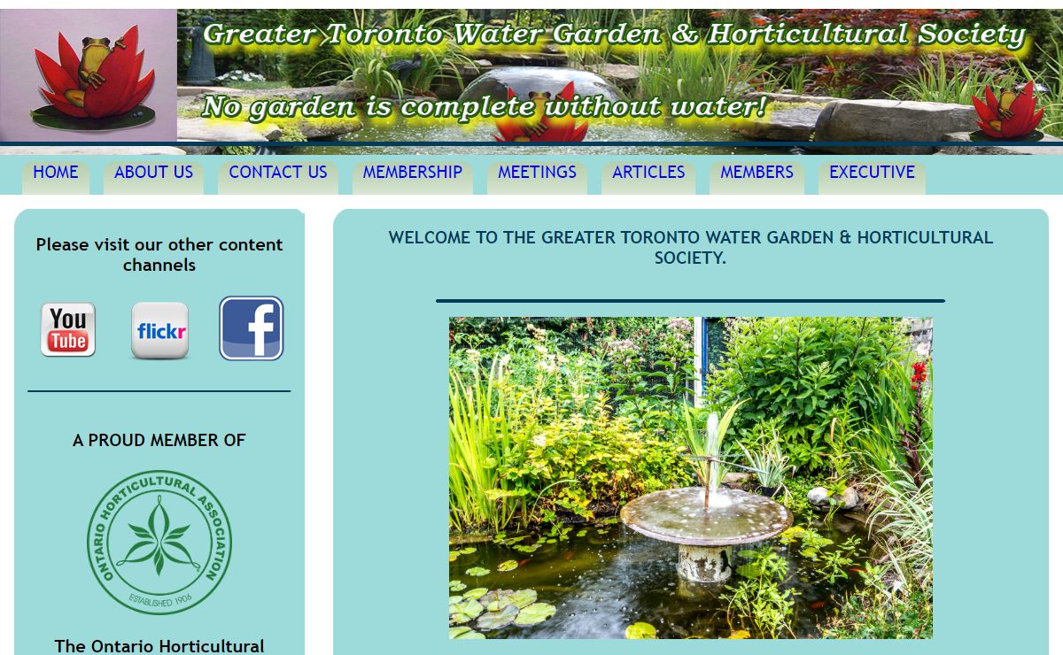 Greater Toronto Water Garden & Horticultural Society: Home