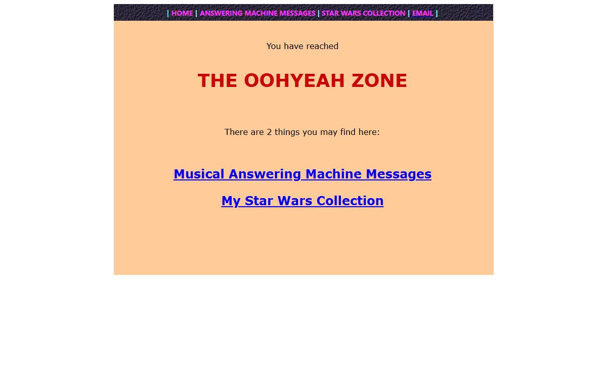 Answering Machine Messages and Star Wars Collection