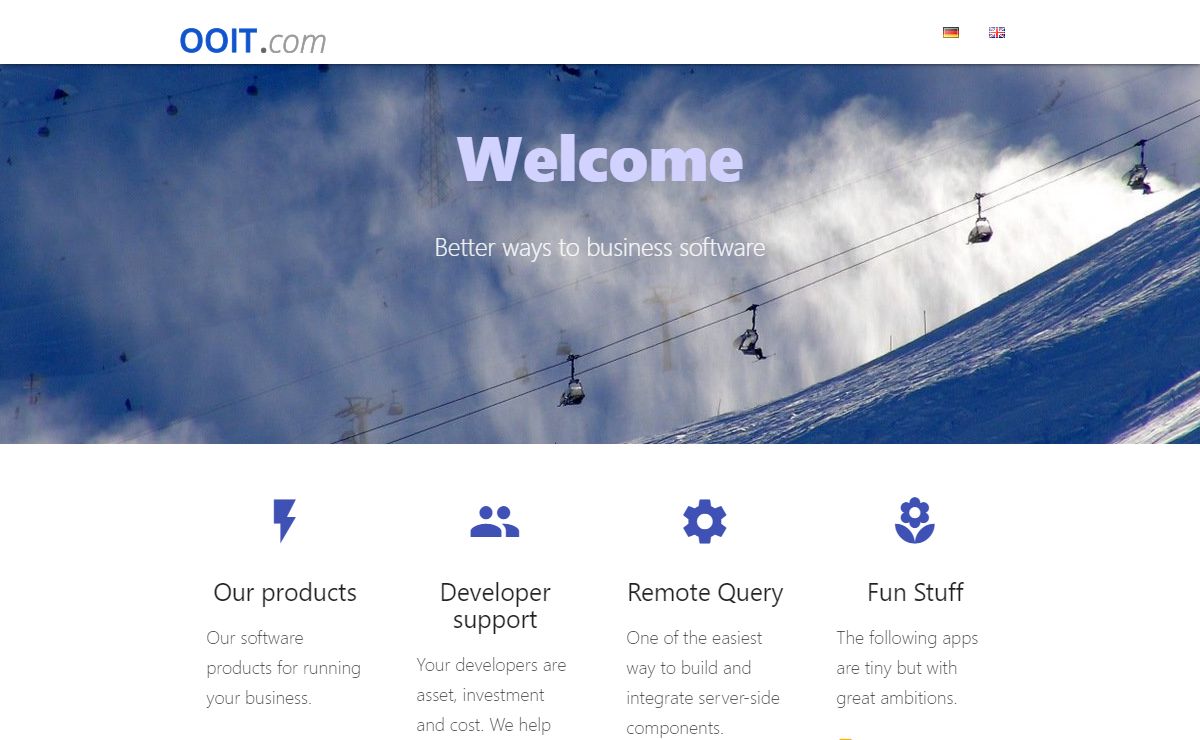 Welcome to OOIT.com AG