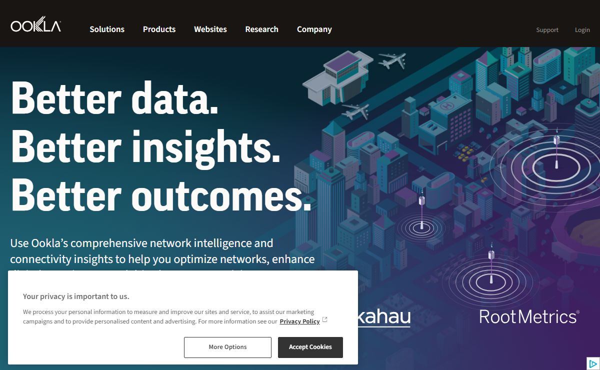 Ookla® | Network intelligence to enable modern connectivity