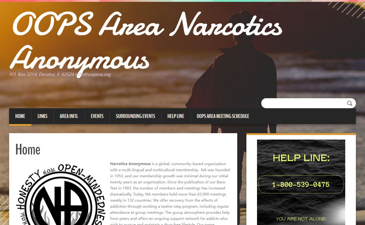 OOPS Area Narcotics Anonymous | P.O. Box 3214, Decatur, IL 62524 Info@oopsna.org