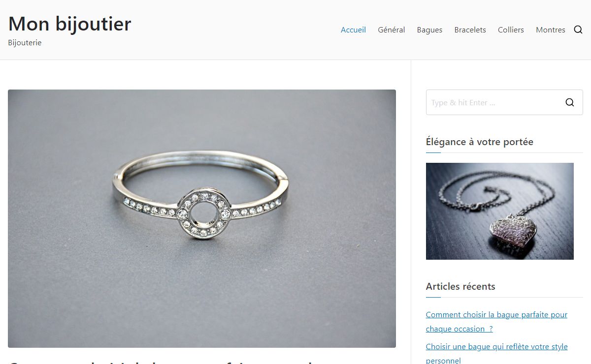 Mon bijoutier – Bijouterie