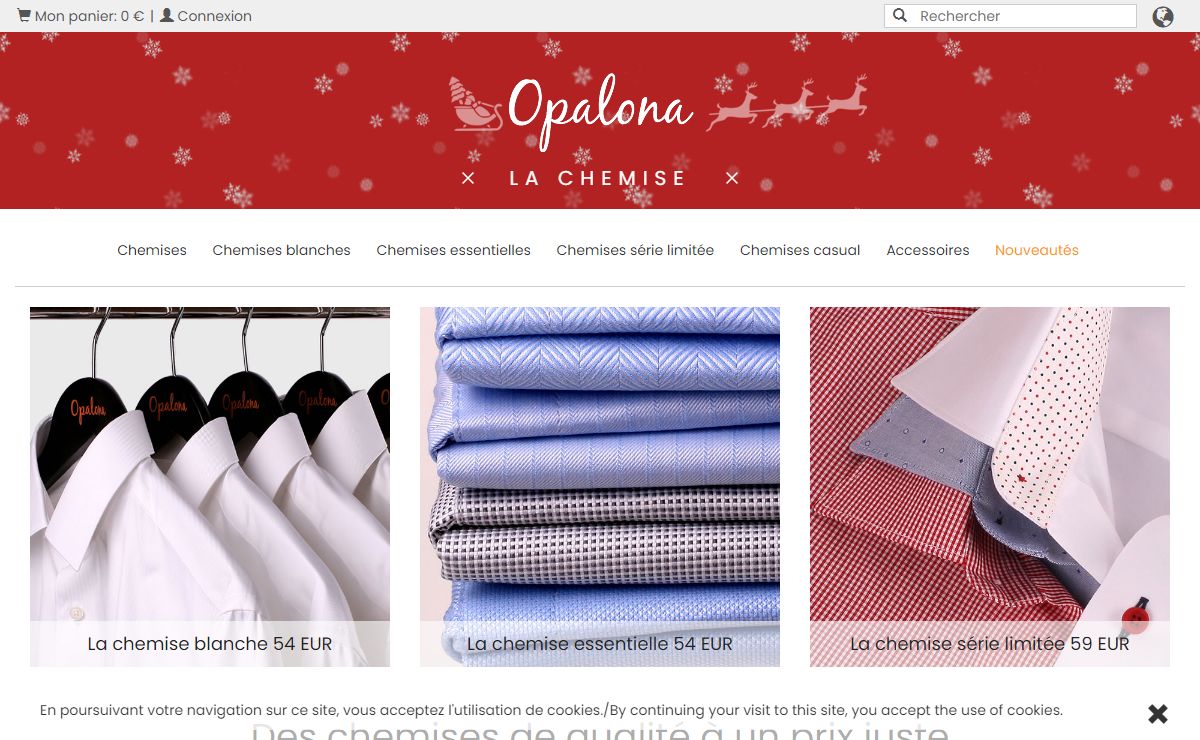 La chemise Opalona - marque française