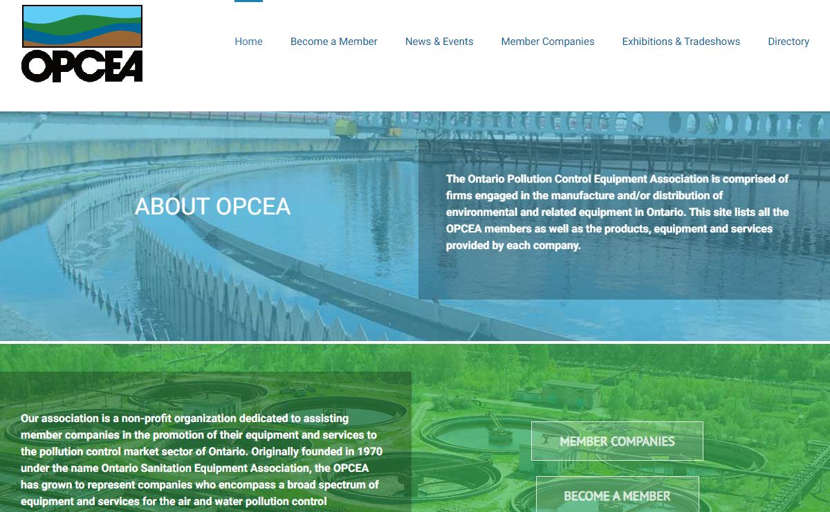 OPCEA – Ontario Pollution Control Equipment Association