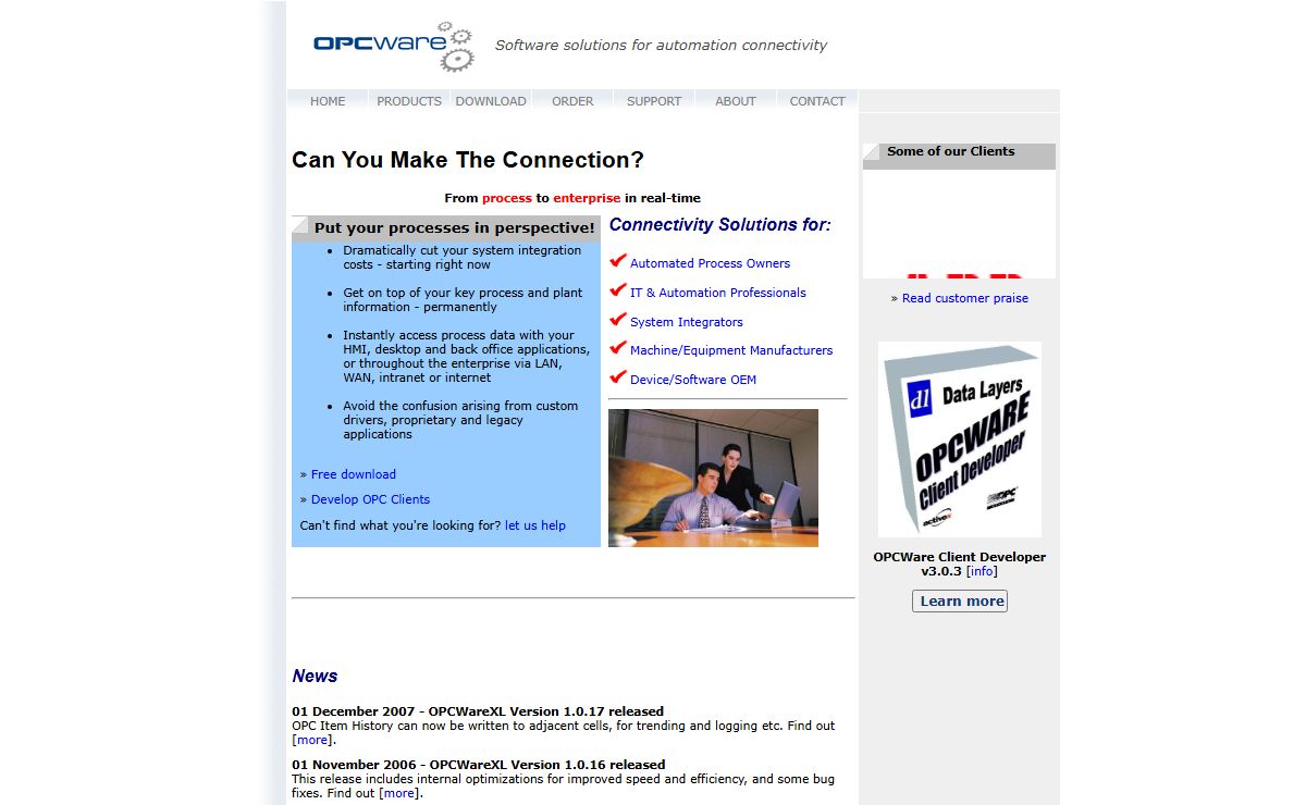 Data Layers OPCWare - OPC Client Solutions