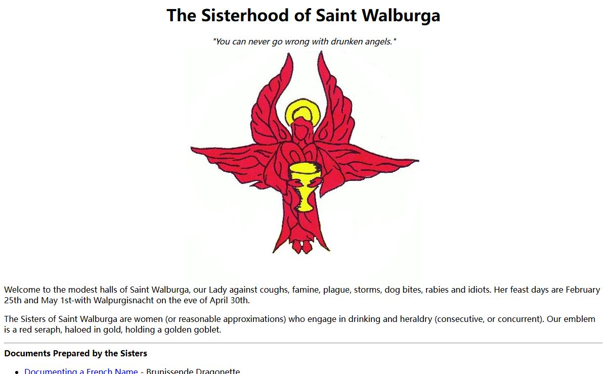 The Sisterhood of Saint Walburga