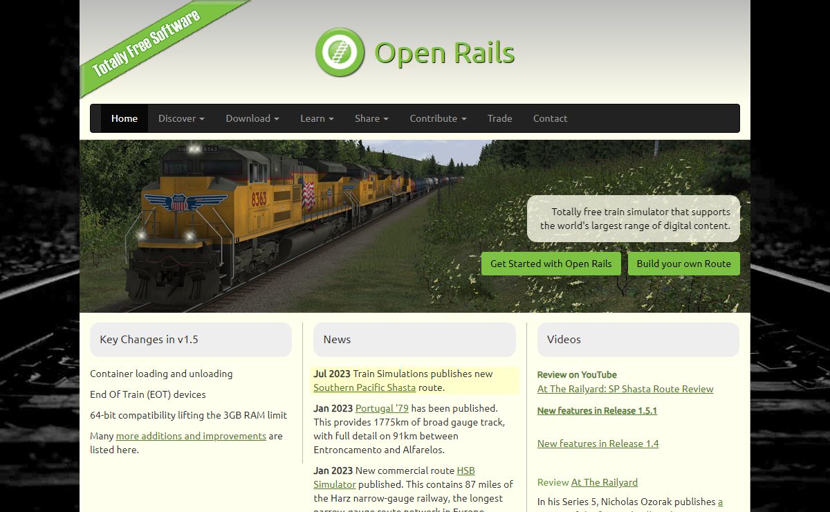 Open Rails - Free train simulator project