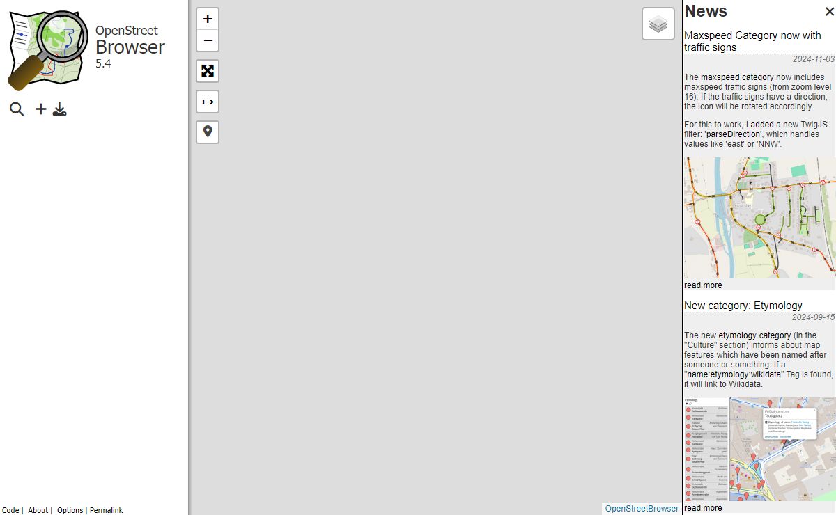 OpenStreetBrowser