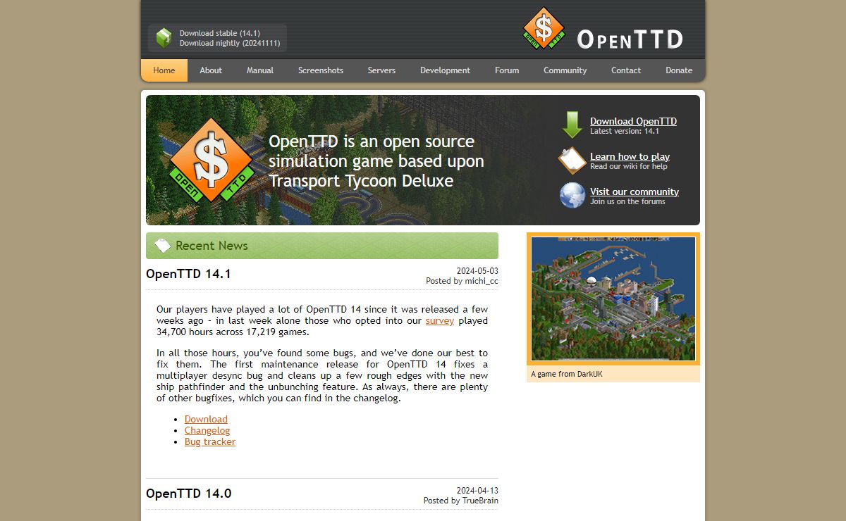 OpenTTD | Home