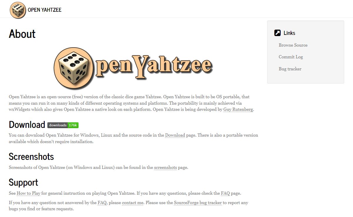 About - Open Yahtzee