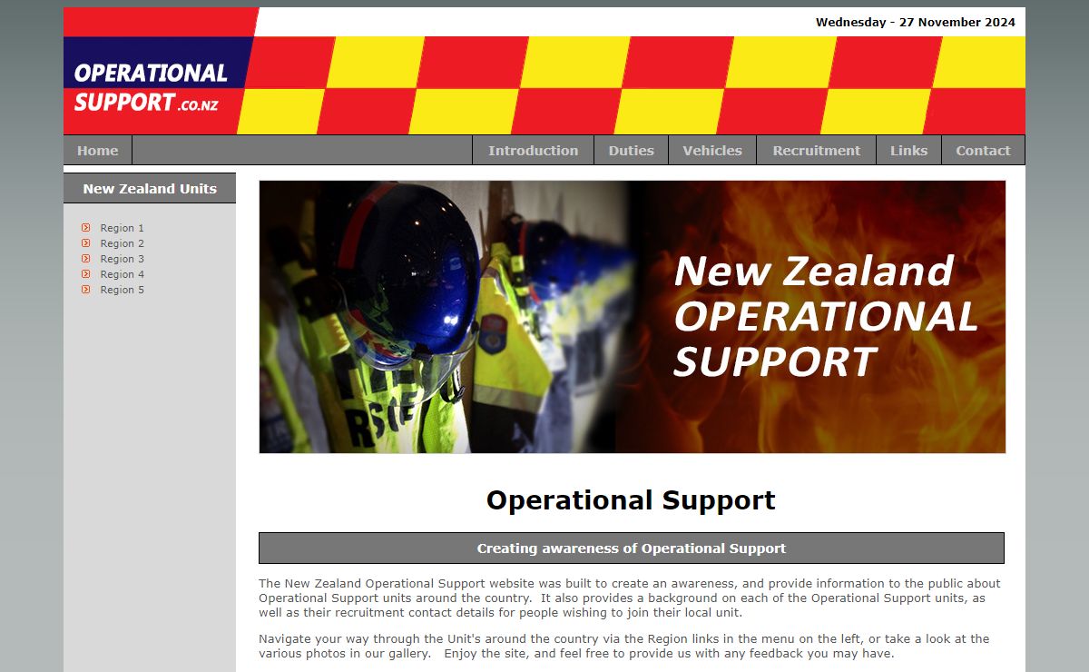 New Zealand Operational Support